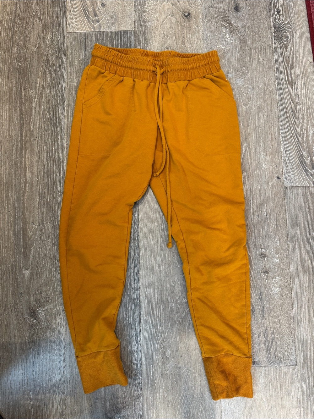 Free People Ochre Drawstring Jogger Pants 1381